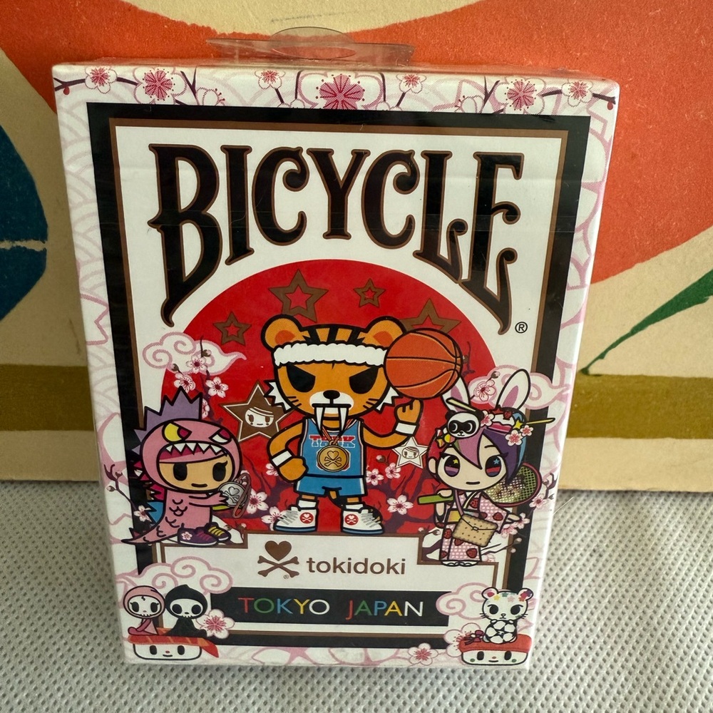 New Bicycle Playing Cards Tokidoki Sport Black